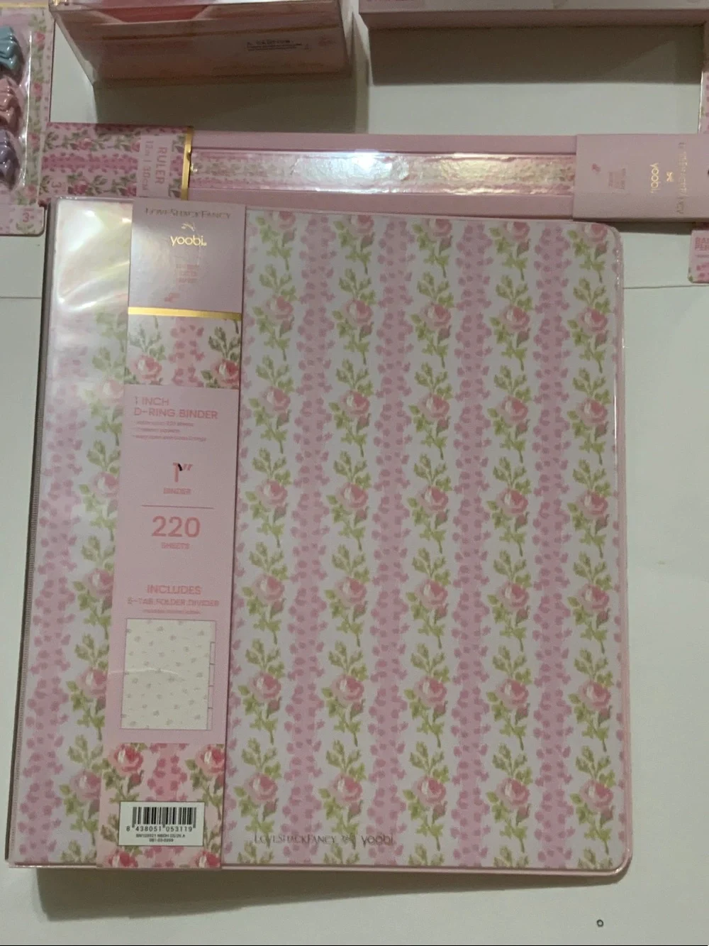 Loveshackfancy Blooming Heirloom Pink Floral Stationery Set - Brand